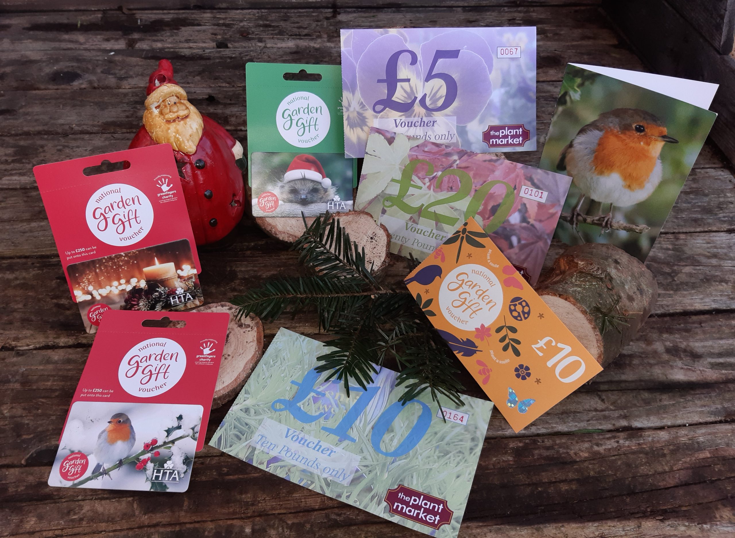 gift vouchers xmas display