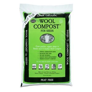 Seed wool compost