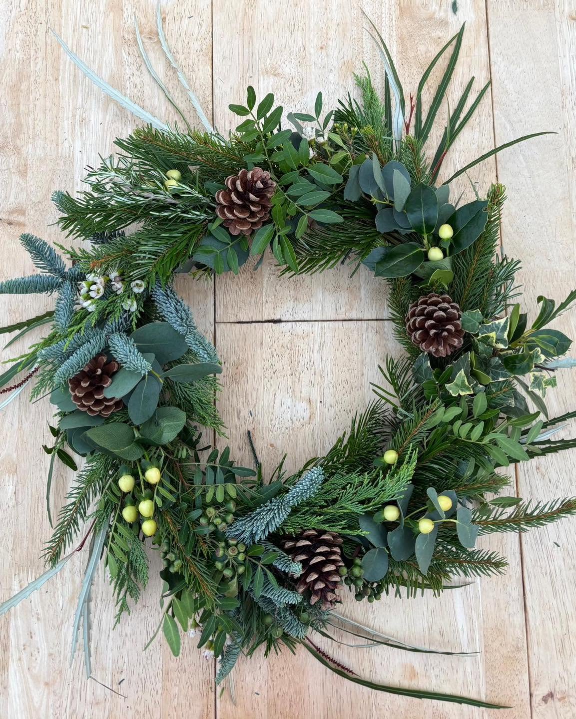 Christmas wreath workshop