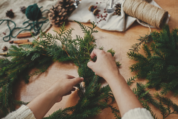 Christmas Wreath Making workshop